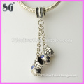 custom made jewelry 925 sterling silver boots shaped charms wholesale for European charm bracelet